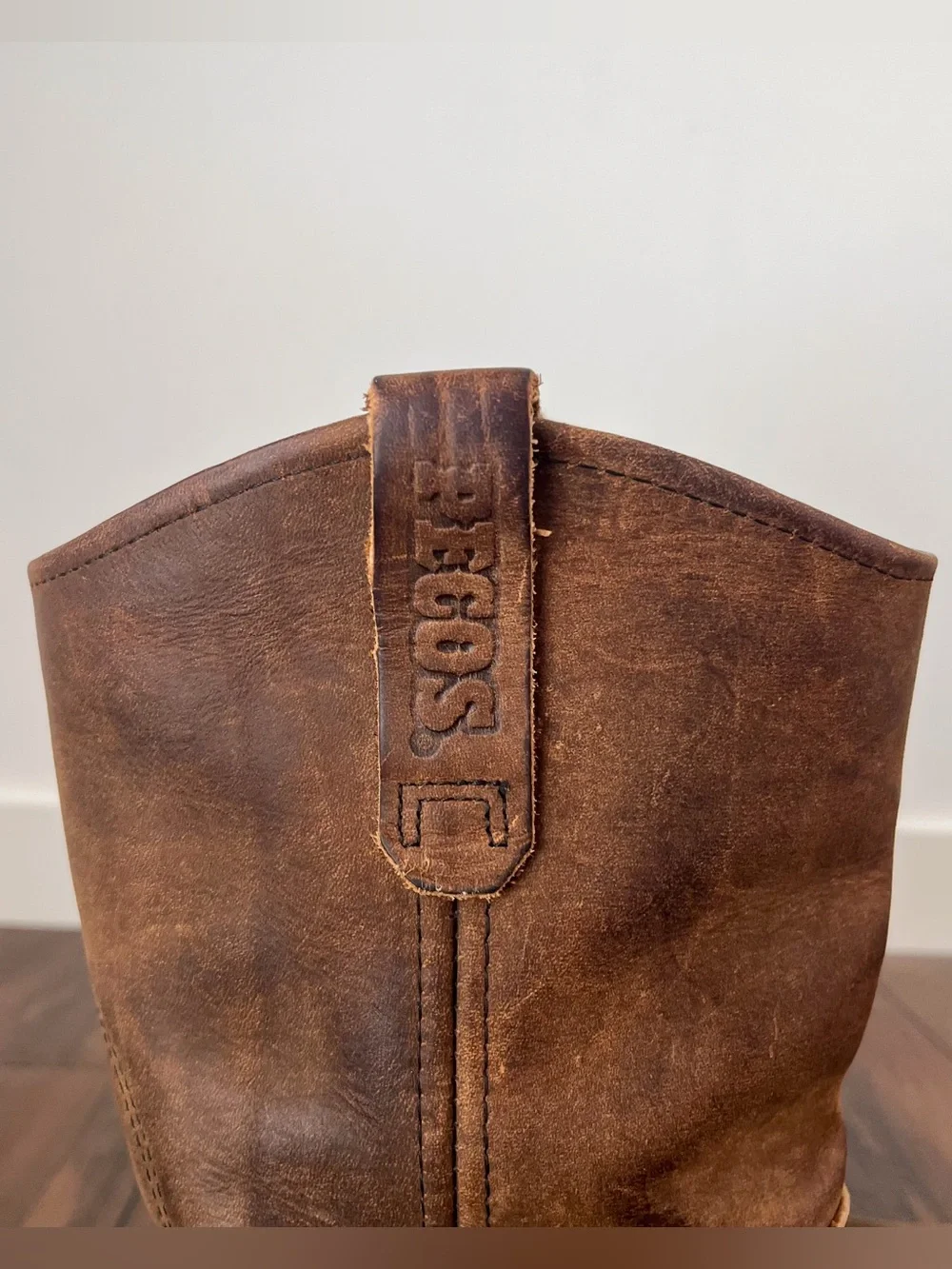 Red Wing Pecos 1124 Pull On Boots Leather Work Western Size 9.5 D Made in USA